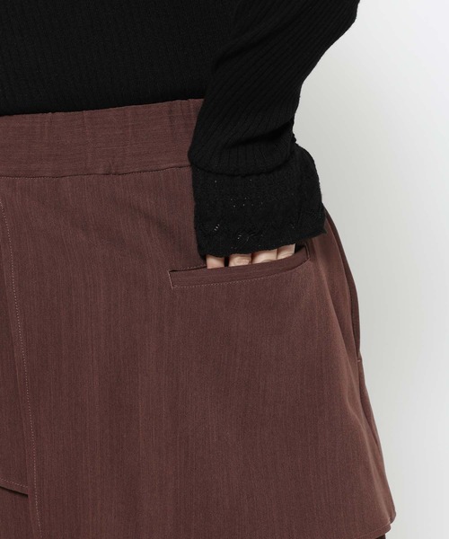 HARE（ハレ）の「KANAGチャイナナロースカート(HARE)（スカート・レディース・ブラック/ボルドー・FREE）」の18枚目の写真