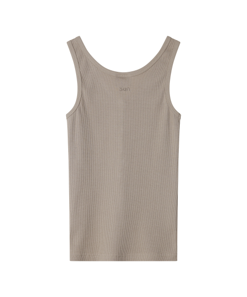 SUNDAY FRUIT MARKET(サンデーフルーツマーケット)の「W) BUTTON SLEEVELESS BEIGE(Tシャツ/カットソー・レディース・その他・ONE SIZE)」の2枚目の写真
