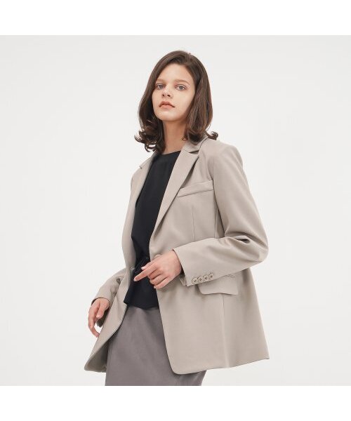 ACUD(アクド)の「Single Button Tailored Jacket_Beige(テーラードジャケット・レディース・その他・S/M)」の1枚目の写真