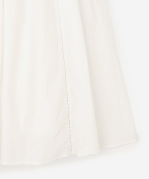 Bshop（ビショップ）の「INDIA INDUSTRY | コットンポプリン ギャザースカート WOMEN（スカート・レディース・オフホワイト/ピンク系その他/ブラック・1）」の17枚目の写真