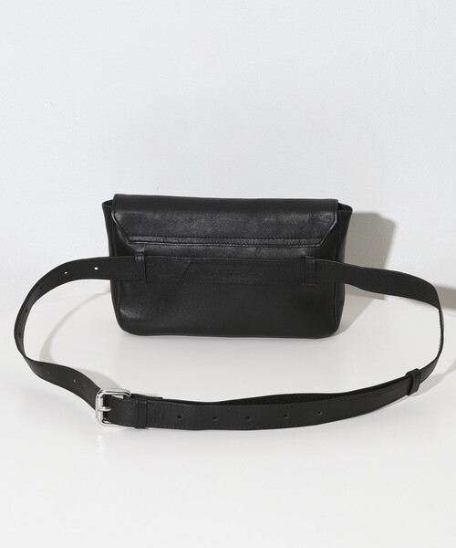 Firsthand（ファーストハンド）の「Firsthand/ファーストハンド レザー ウェストポーチ / 牛革 / 撥水レザー（ボディバッグ/ウエストポーチ・レディース・ベージュ/ブラック・ONE SIZE）」の11枚目の写真