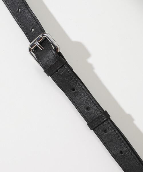 Firsthand（ファーストハンド）の「Firsthand/ファーストハンド レザー ウェストポーチ / 牛革 / 撥水レザー（ボディバッグ/ウエストポーチ・レディース・ベージュ/ブラック・ONE SIZE）」の12枚目の写真