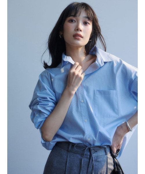 anuans(アニュアンス)の「ウールリボンベルトパンツ(その他パンツ・レディース・グレー・M/S)」の6枚目の写真