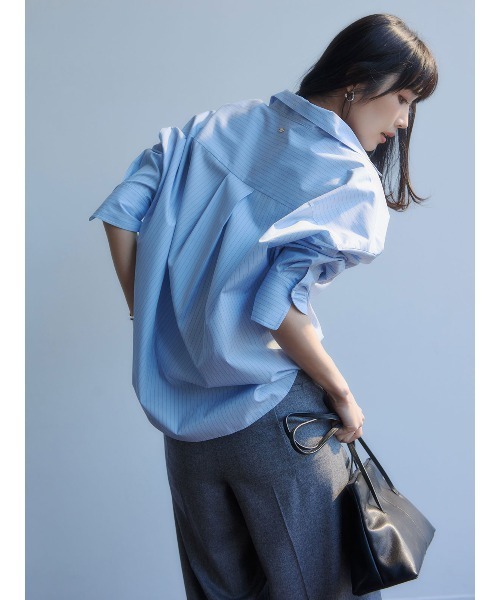 anuans(アニュアンス)の「ウールリボンベルトパンツ(その他パンツ・レディース・グレー・M/S)」の13枚目の写真