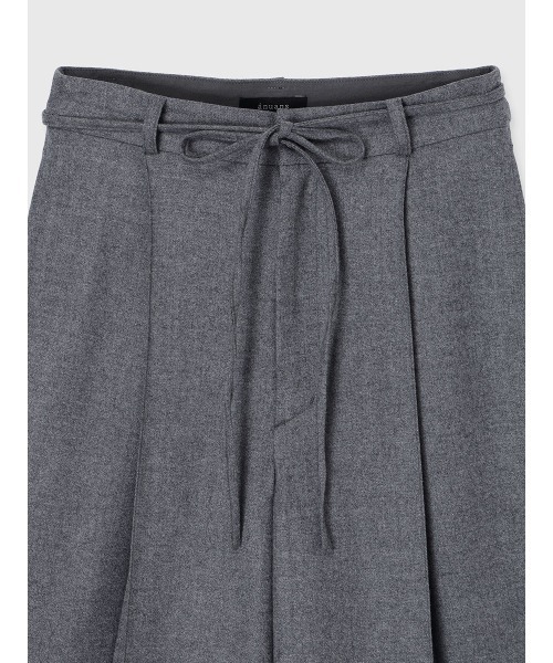 anuans(アニュアンス)の「ウールリボンベルトパンツ(その他パンツ・レディース・グレー・M/S)」の16枚目の写真