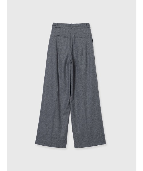 anuans(アニュアンス)の「ウールリボンベルトパンツ(その他パンツ・レディース・グレー・M/S)」の15枚目の写真