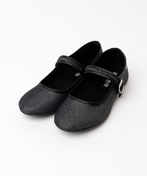 ALBEROLA（アルベローラ）の「【ALBEROLA / アルベローラ】ラメメリージェーン（バレエシューズ・レディース・ブラック・25/24/23/22）」の5枚目の写真