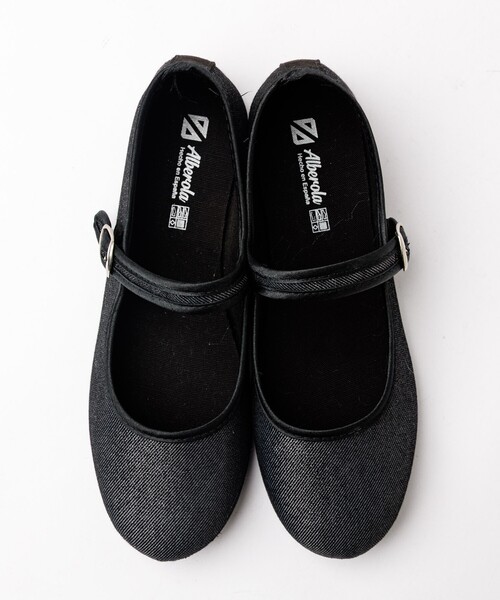 ALBEROLA（アルベローラ）の「【ALBEROLA / アルベローラ】ラメメリージェーン（バレエシューズ・レディース・ブラック・25/24/23/22）」の6枚目の写真