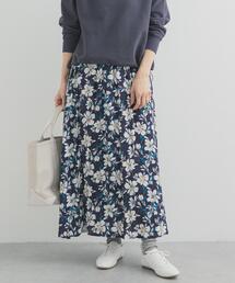 URBAN RESEARCH DOORS | レーヨンフラワープリントスカート(スカート)