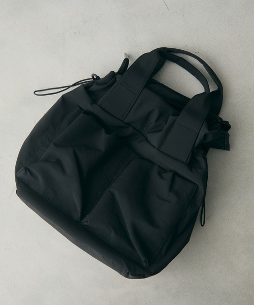 full/fill.（フルフィル）の「out pocket multi mini bag / アウトポケットマルチミニバッグ（ショルダーバッグ・レディース・ブラック/アイボリー・FREE）」の5枚目の写真