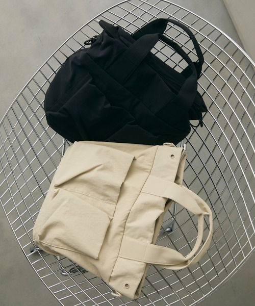 full/fill.（フルフィル）の「out pocket multi mini bag / アウトポケットマルチミニバッグ（ショルダーバッグ・レディース・ブラック/アイボリー・FREE）」の22枚目の写真