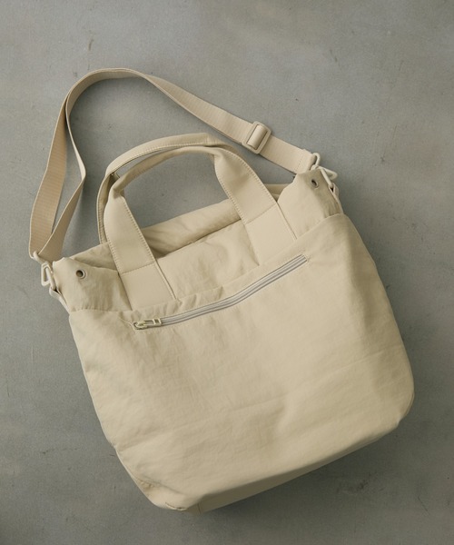 full/fill.（フルフィル）の「out pocket multi mini bag / アウトポケットマルチミニバッグ（ショルダーバッグ・レディース・ブラック/アイボリー・FREE）」の3枚目の写真