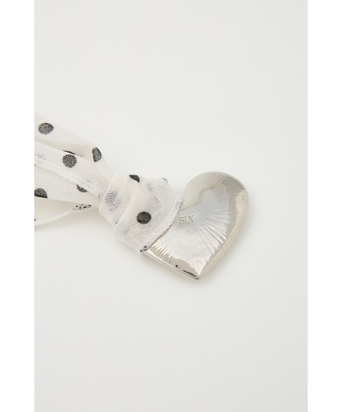 SLY（スライ）の「RHINESTONE HEART CHOKER ラインストーンハートチョーカー 春服（チョーカー・レディース・ゴールド/シルバー・FREE）」の6枚目の写真