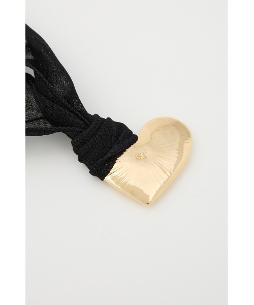 SLY（スライ）の「RHINESTONE HEART CHOKER ラインストーンハートチョーカー 春服（チョーカー・レディース・ゴールド/シルバー・FREE）」の12枚目の写真