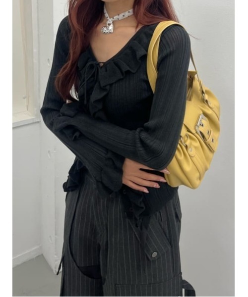 SLY(スライ)の「RHINESTONE HEART CHOKER ラインストーンハートチョーカー 春服(チョーカー・レディース・ゴールド/シルバー・FREE)」の16枚目の写真