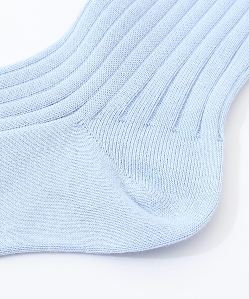 NOLLEY’S（ノーリーズ）の「【nolnol/ノルノル】リブソックス（ソックス/靴下・レディース・ネイビー/ホワイト/アッシュグレー/サックスブルー・FREE）」の10枚目の写真