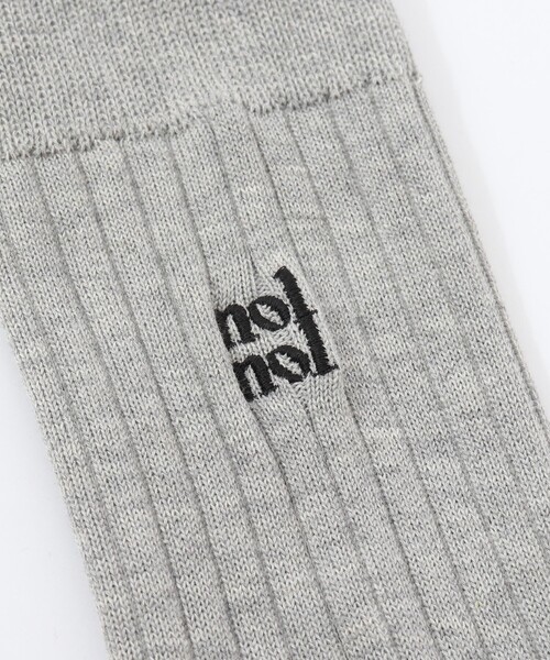 NOLLEY’S（ノーリーズ）の「【nolnol/ノルノル】リブソックス（ソックス/靴下・レディース・ネイビー/ホワイト/アッシュグレー/サックスブルー・FREE）」の14枚目の写真