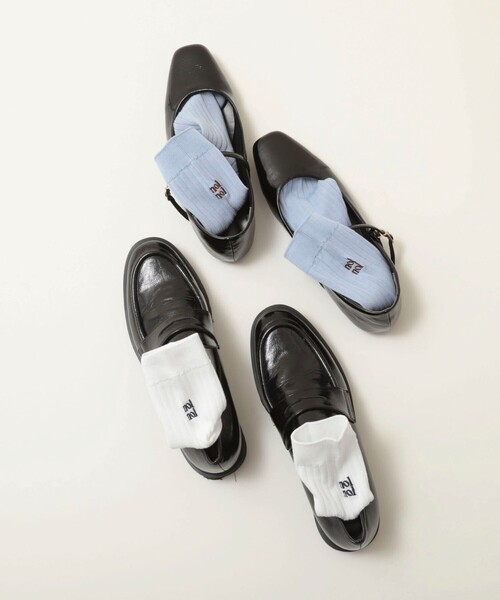 NOLLEY’S（ノーリーズ）の「【nolnol/ノルノル】リブソックス（ソックス/靴下・レディース・ネイビー/ホワイト/アッシュグレー/サックスブルー・FREE）」の17枚目の写真