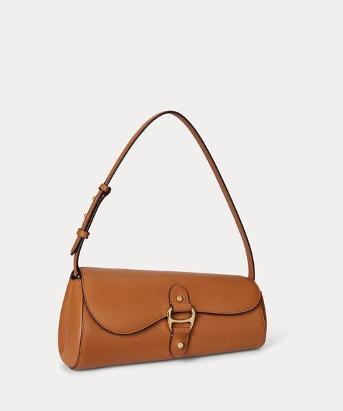 LAUREN RALPH LAUREN(ローレン ラルフ ローレン)の「レザー ミディアム Tasha イーストウエスト バッグ(ハンドバッグ・レディース・ブラウン・ONE)」の7枚目の写真