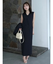 anuans | レイヤードジレワンピース(ワンピース)