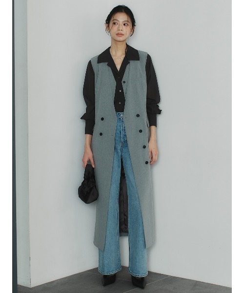 レイヤードジレワンピース（ワンピース）｜anuans（アニュアンス）の