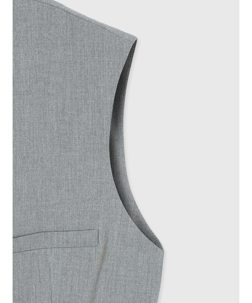 anuans（アニュアンス）の「レイヤードジレワンピース（ワンピース・レディース・ベージュ/ネイビー/グレー・MEDIUM/SMALL）」の18枚目の写真