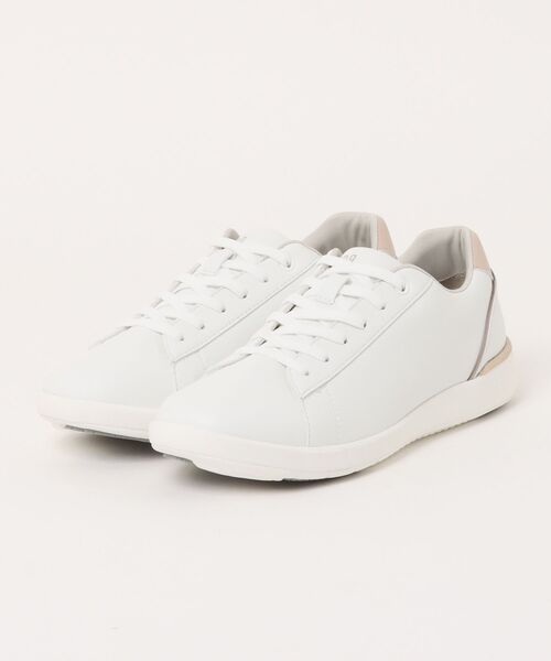 ing（イング）の「【レイン対応】レースアップスニーカー（スニーカー・レディース・ブラック/杢グレー/ホワイト・S/M/L/LL）」の2枚目の写真