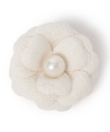 TO BE CHIC（トゥー ビー シック）の「ツイードフラワーコサージュ（ブローチ/コサージュ）」