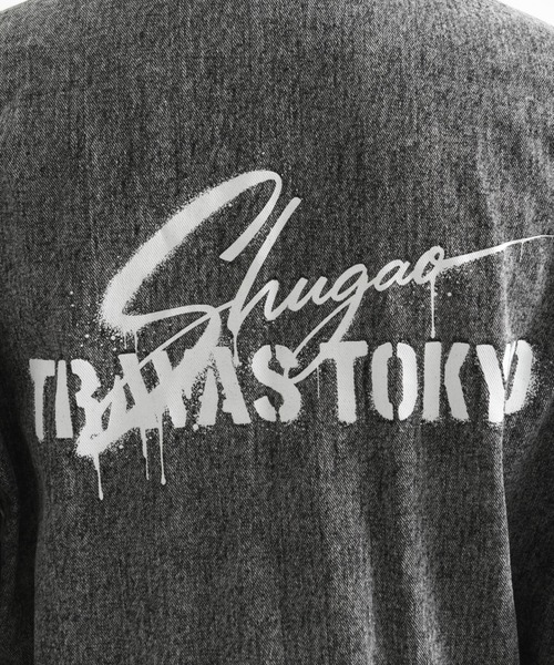 TRAVAS TOKYO(トラバス トウキョウ)の「TRAVAS TOKYO ×しゅがおコラボデニムJK/デニムジャケット(デニムジャケット・レディース・グレー・FREE)」の12枚目の写真