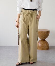 RIVE DROITE | 【A・MONN(アモン)】ミリタリーWウエストカーゴパンツ(カーゴパンツ)