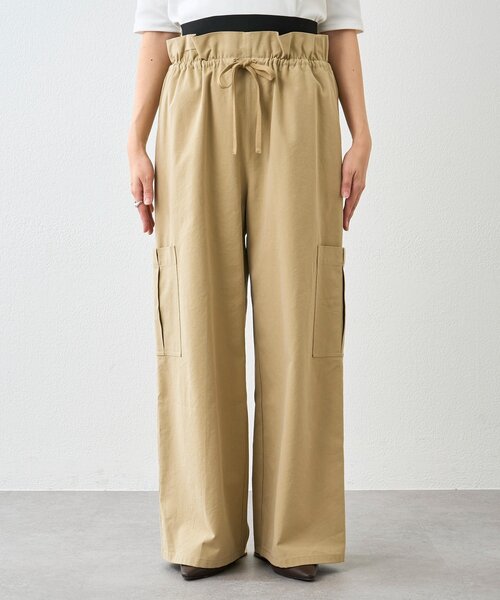 RIVE DROITE（リヴドロワ）の「予約【A・MONN(アモン)】ミリタリーWウエストカーゴパンツ（カーゴパンツ・レディース・ベージュ/カーキ・38/36）」の13枚目の写真