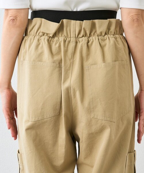 RIVE DROITE（リヴドロワ）の「【A・MONN(アモン)】ミリタリーWウエストカーゴパンツ（カーゴパンツ・レディース・ベージュ/カーキ・38/36）」の21枚目の写真