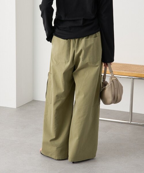 RIVE DROITE（リヴドロワ）の「予約【A・MONN(アモン)】ミリタリーWウエストカーゴパンツ（カーゴパンツ・レディース・ベージュ/カーキ・38/36）」の16枚目の写真