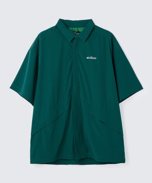 WILD THINGS(ワイルドシングス)の「エラスティックナイロンデナリシャツ│ELASTIC NYLON DENALI SHIRT(シャツ/ブラウス・メンズ・マスタード/ブルー系その他2/ブラック/ベージュ/グレー/グリーン・M/S/XL/L)」の4枚目の写真
