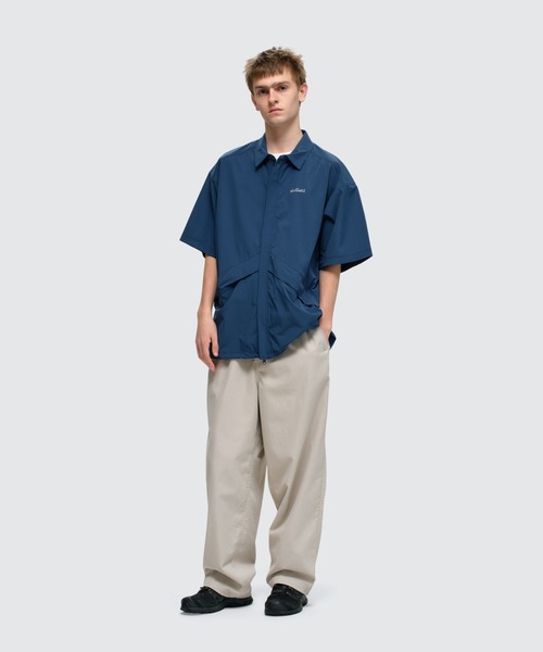 WILD THINGS(ワイルドシングス)の「エラスティックナイロンデナリシャツ│ELASTIC NYLON DENALI SHIRT(シャツ/ブラウス・メンズ・マスタード/ブルー系その他2/ブラック/ベージュ/グレー/グリーン・M/S/XL/L)」の5枚目の写真