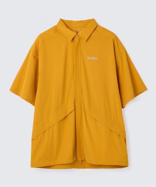 WILD THINGS(ワイルドシングス)の「エラスティックナイロンデナリシャツ│ELASTIC NYLON DENALI SHIRT(シャツ/ブラウス・メンズ・マスタード/ブルー系その他2/ブラック/ベージュ/グレー/グリーン・M/S/XL/L)」の6枚目の写真