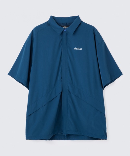 WILD THINGS(ワイルドシングス)の「エラスティックナイロンデナリシャツ│ELASTIC NYLON DENALI SHIRT(シャツ/ブラウス・メンズ・マスタード/ブルー系その他2/ブラック/ベージュ/グレー/グリーン・M/S/XL/L)」の9枚目の写真