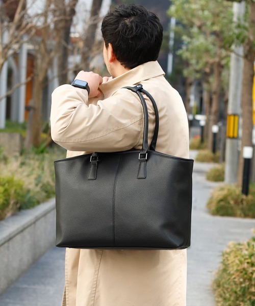 VitaFelice（ヴィータフェリーチェ）の「10ポケットユニセックスボストンバッグ（ボストンバッグ・レディース・チャコール/ブラック・FREE）」の19枚目の写真