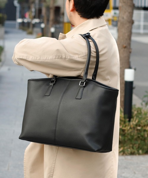 VitaFelice（ヴィータフェリーチェ）の「10ポケットユニセックスボストンバッグ（ボストンバッグ・レディース・チャコール/ブラック・FREE）」の14枚目の写真