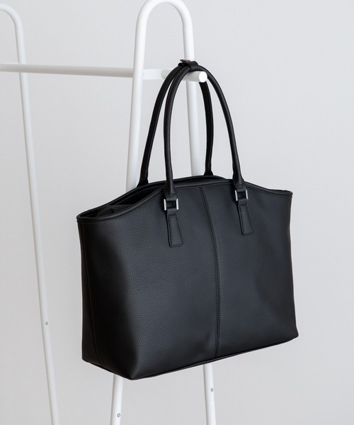 VitaFelice（ヴィータフェリーチェ）の「10ポケットユニセックスボストンバッグ（ボストンバッグ・レディース・チャコール/ブラック・FREE）」の12枚目の写真