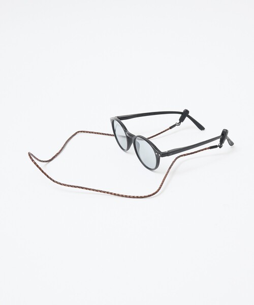 CHUMS（チャムス）の「【CHUMS/チャムス】メガネストラップ/ Braided-Leather RETAINER/ CH61-0231/ ブレイデッドレザー リテーナー ストラップ /メガネ サングラス グラスコード /めがねストラップ（サングラス・メンズ・ブラック/その他・フリー）」の11枚目の写真