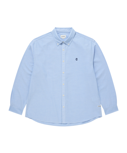 COVERNAT(カバーナット)の「クールマックス Cロゴオックスフォードシャツブルー(シャツ/ブラウス・メンズ・その他・SMALL/MEDIUM/LARGE/X-LARGE/XX-LARGE/X-SMALL)」の2枚目の写真
