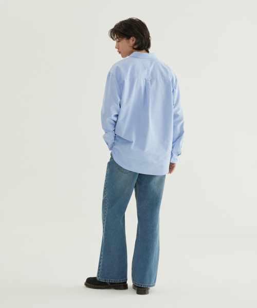COVERNAT(カバーナット)の「クールマックス Cロゴオックスフォードシャツブルー(シャツ/ブラウス・メンズ・その他・SMALL/MEDIUM/LARGE/X-LARGE/XX-LARGE/X-SMALL)」の10枚目の写真
