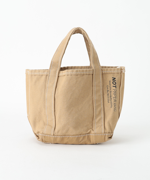 FRAMeWORK（フレームワーク）の「SEUVAS/ソウバス 別注NOT PAPER バッグ S（トートバッグ・レディース・ベージュ・FREE）」の10枚目の写真