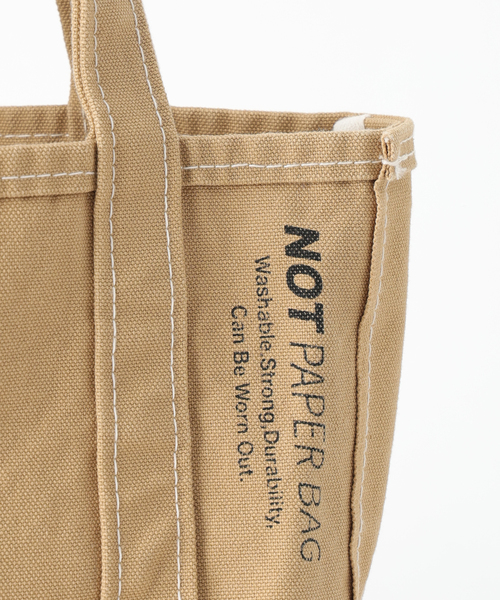 FRAMeWORK（フレームワーク）の「SEUVAS/ソウバス 別注NOT PAPER バッグ S（トートバッグ・レディース・ベージュ・FREE）」の19枚目の写真