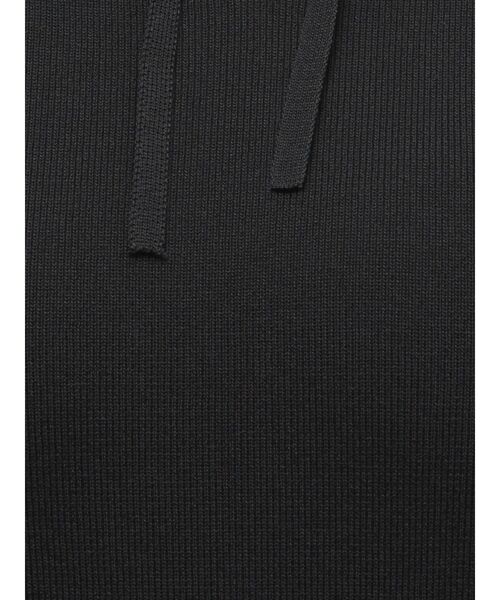 MERCURYDUO(マーキュリーデュオ)の「ポロ衿ラッフルニットワンピース(ワンピース・レディース・ネイビー/ライトブルー/ブラック・MEDIUM/SMALL)」の4枚目の写真