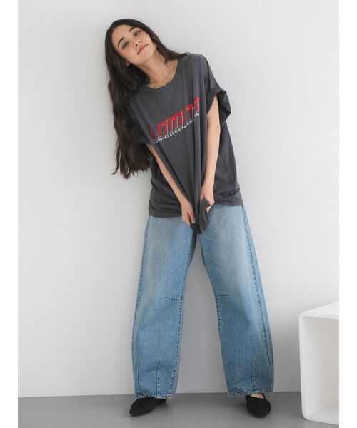 Ungrid（アングリッド）の「カーブルーズカラーデニム（デニムパンツ・レディース・ピンク/アイボリー/ブルー・26inch/25inch/24inch）」の13枚目の写真