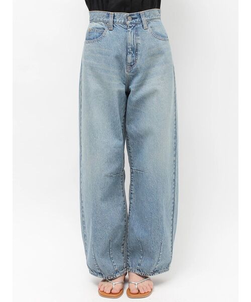 Ungrid（アングリッド）の「カーブルーズカラーデニム（デニムパンツ・レディース・ピンク/アイボリー/ブルー・26inch/25inch/24inch）」の18枚目の写真