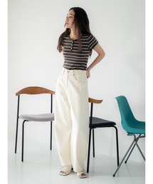 Ungrid（アングリッド）の「カーブルーズカラーデニム（デニムパンツ）」