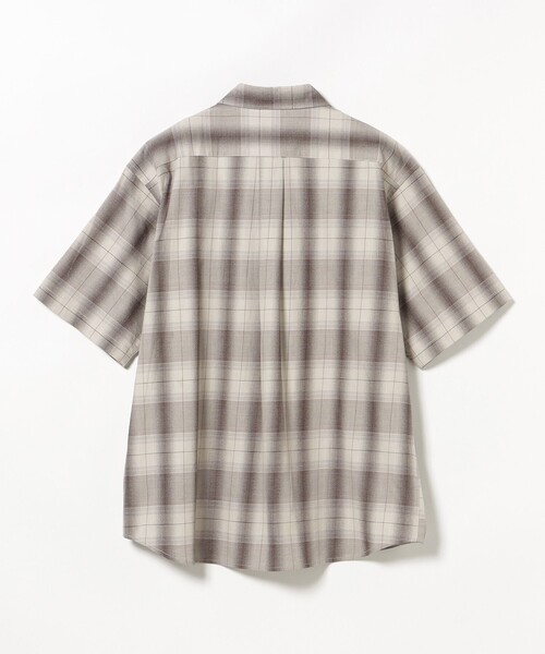 BEAMS HEART(ビームスハート)の「【7/16値下げ】オンブレーチェック ショートスリーブ シャツ(ユニセックス)(シャツ/ブラウス・メンズ・ネイビー/ベージュ・LARGE/MEDIUM/SMALL)」の16枚目の写真